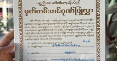 မဟာဂႏၶာ႐ုံေက်ာင္းတိုက္ႀကီးကို ႏိုင္ငံေတာ္သမၼတ(ၿငိမ္း) ဦးသိန္းစိန္မိသားစုက ေငြက်ပ္ သိန္း တစ္ေထာင္လႉဒါန္း မဟာဂႏၶာ႐ုံေက်ာင္းတိုက္ႀကီးကို ႏိုင္ငံေတာ္သမၼတ(ၿငိမ္း) ဦးသိန္းစိန္မိသားစုက ေငြက်ပ္ သိန္း တစ္ေထာင္လႉဒါန္း