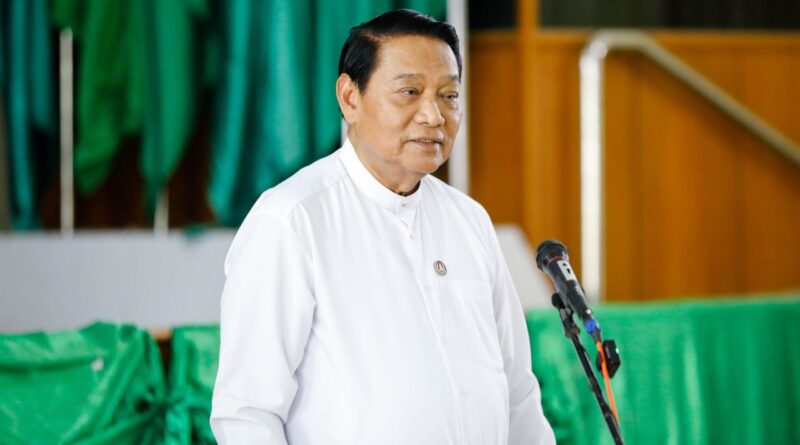 ျပည္သူ႔လႊတ္ေတာ္ဥကၠ႒၊ ျပည္ခိုင္ၿဖိဳးပါတီဥကၠ႒ ဦးခင္ရီ ျပည္ေထာင္စုနယ္ေျမအတြင္းရွိ ပါတီတာဝန္ရွိသူမ်ားႏွင့္ေတြ႕ဆုံ