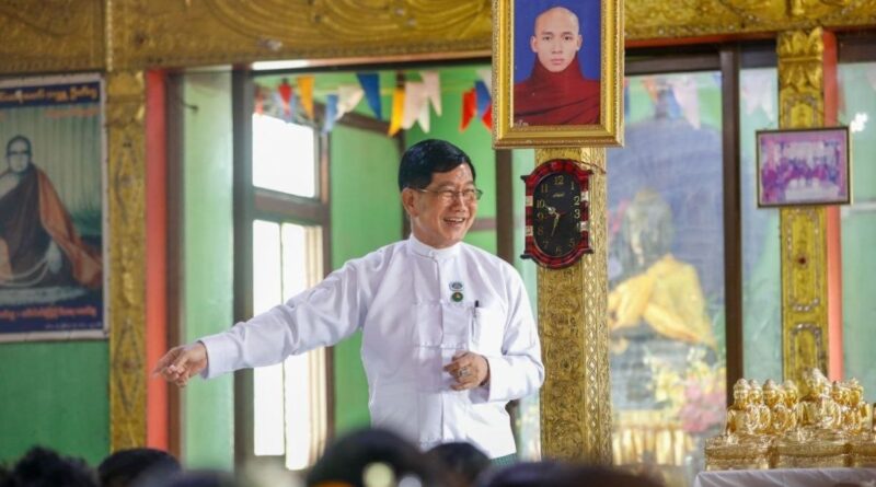 ျပည္ခိုင္ၿဖိဳးပါတီ အေထြေထြအတြင္းေရးမႉး၊ ဦးေသာင္းေအးစပါယ္ကုန္း(ေတာင္)ေက်း႐ြာရွိ မိဘျပည္သူမ်ားအားေက်းဇူးတင္စကား သြားေရာက္ေျပာၾကား ျပည္ခိုင္ၿဖိဳးပါတီ အေထြေထြအတြင္းေရးမႉး၊ ဦးေသာင္းေအးစပါယ္ကုန္း(ေတာင္)ေက်း႐ြာရွိ မိဘျပည္သူမ်ားအားေက်းဇူးတင္စကား သြားေရာက္ေျပာၾကား