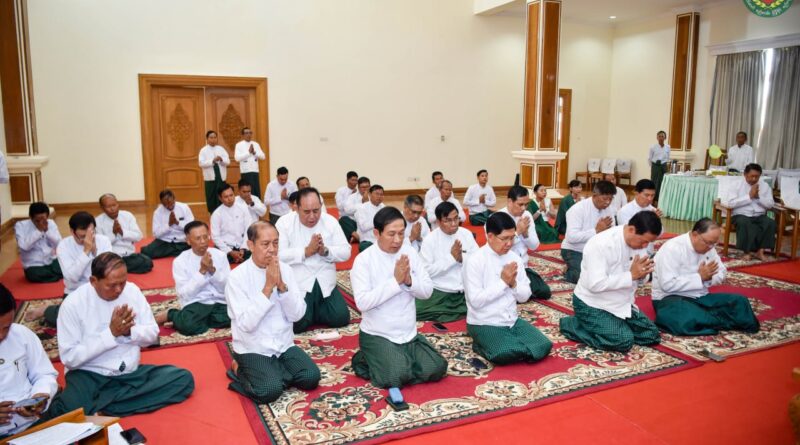 ျပည္ခိုင္ၿဖိဳးပါတီ (၁၆)ႏွစ္ေျမာက္ ႏွစ္ပတ္လည္ေန႔အထိမ္းအမွတ္အျဖစ္ ဆရာေတာ္ သံဃာေတာ္မ်ားအား ေန႔ဆြမ္းဆပ္ကပ္လႉဒါန္း ျပည္ခိုင္ၿဖိဳးပါတီ (၁၆)ႏွစ္ေျမာက္ ႏွစ္ပတ္လည္ေန႔အထိမ္းအမွတ္အျဖစ္ ဆရာေတာ္ သံဃာေတာ္မ်ားအား ေန႔ဆြမ္းဆပ္ကပ္လႉဒါန္း
