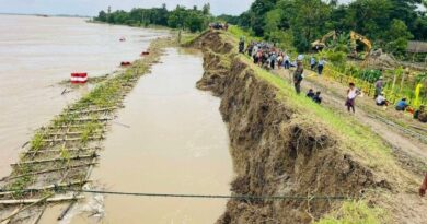 ေညာင္တုန္းကြၽန္းတာ ဧရာဝတီျမစ္ေရတိုက္စားမႈေၾကာင့္ ေပ ၃၀၀ ခန႔္ အိပဲ့က်၊ အ ေရး ေပၚျပဳျပင္မႈမ်ား ေဆာင္ ႐ြက္ေန